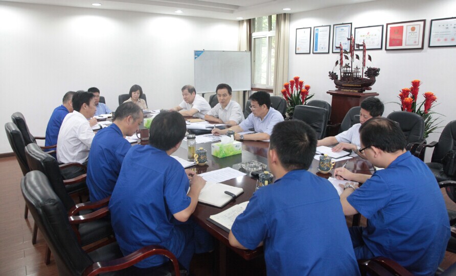 沈志云總經(jīng)理赴申達(dá)機(jī)器制造股份有限公司視察調(diào)研